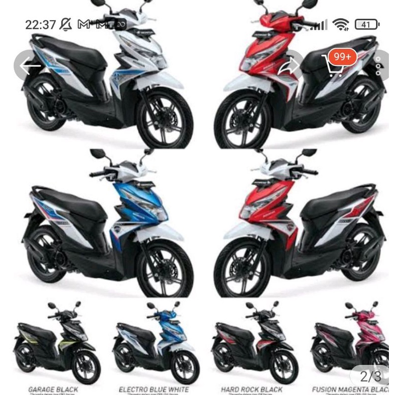 MIKA MICA LAMPU STOP BENING PUTIH BEAT F1 ESP BEAT ECCO BEAT STREET K81 2016-2019