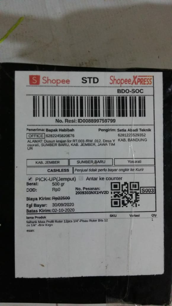 Mailtank Mata Profil Ruter 12pcs 1/4-pisau Ruter Bits 12pcs 1/4 -box Kayu