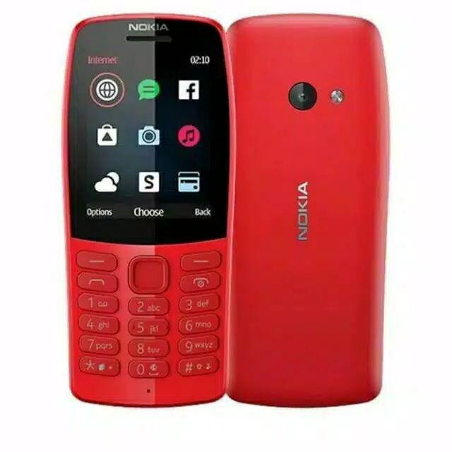Nokia 210 2019 Dual Sim Hp Jadul bisa facebook-Merah