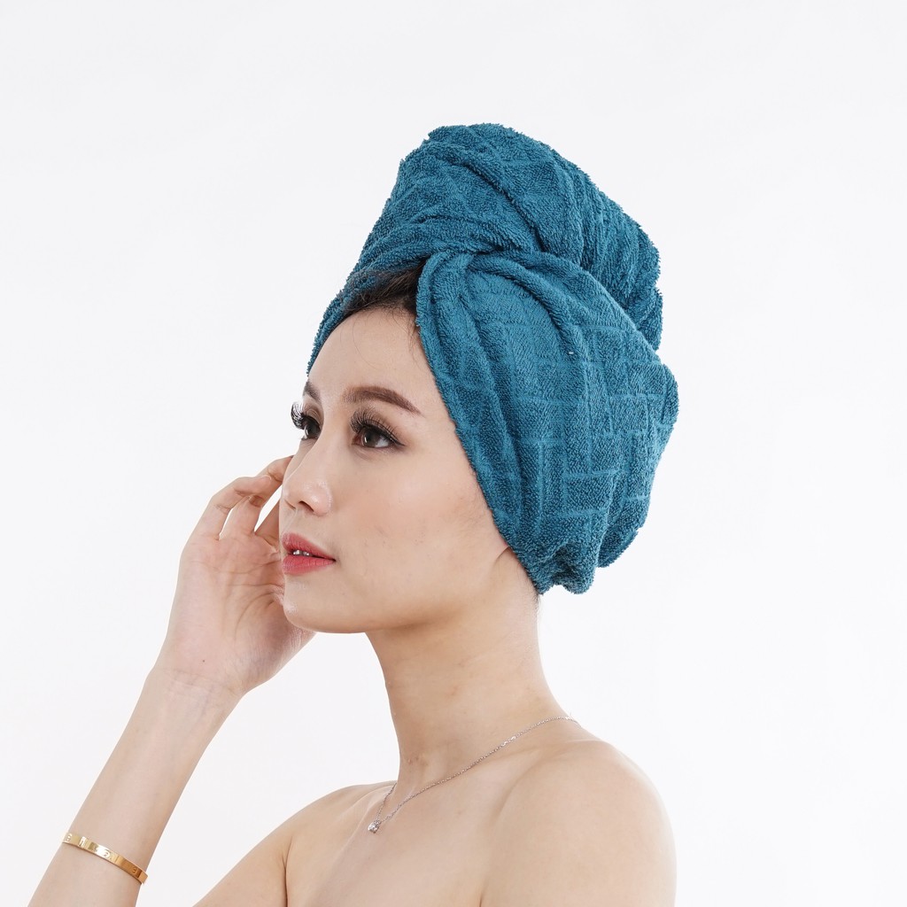  Topi  Handuk Premium Hair Towel Handuk Keramas Shopee 