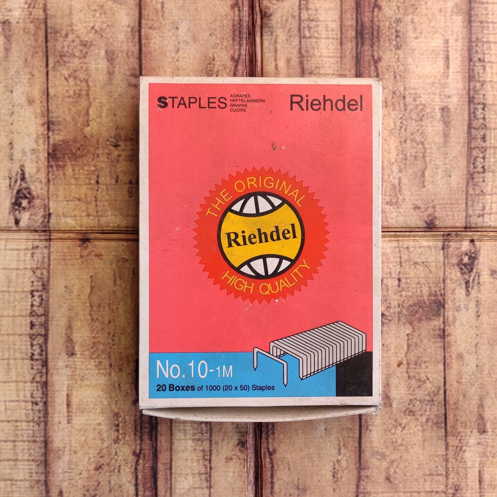 2Pak Kecil Isi Stapler Riehdel No 10. - Staples Kecil