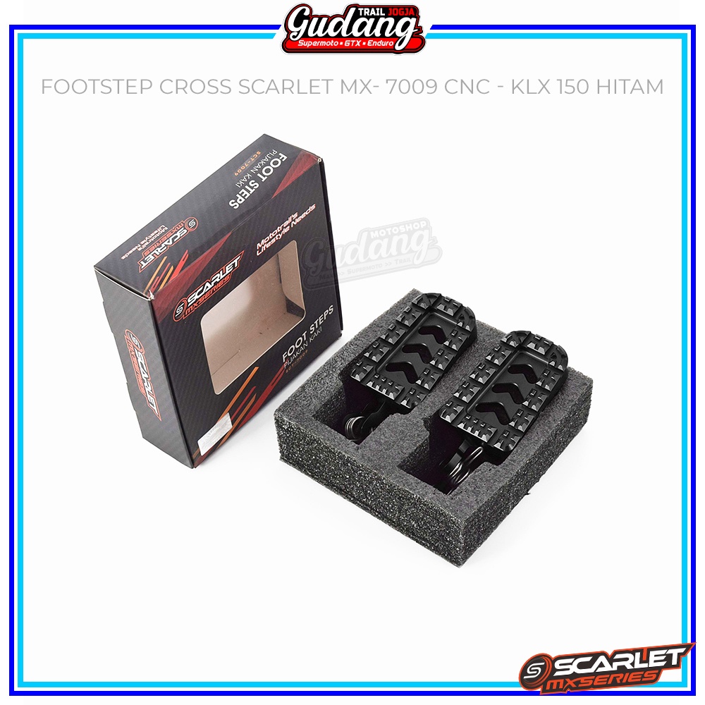 Footstep Injakan Pijakan Kaki Scarlet MX Trail Full CNC KLX 150 CRF 150L