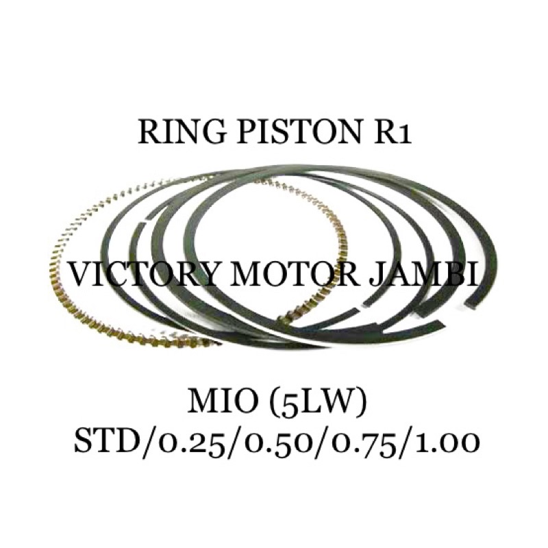 RING PISTON RING SEHER MIO SPORTY MIO SOUL STD-1,00 R1
