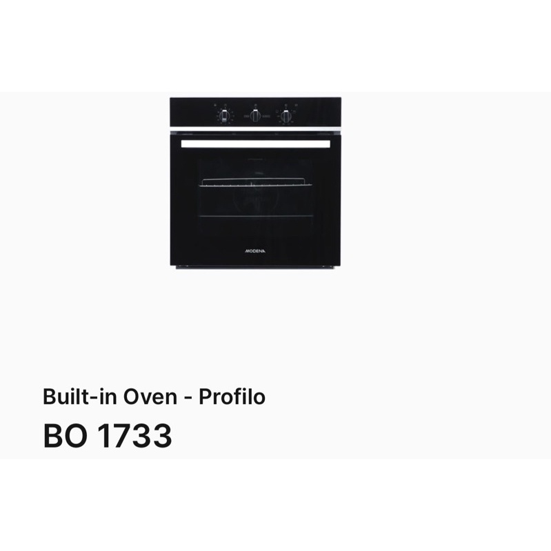 Promo Electric Oven Modena tipe BO-1733