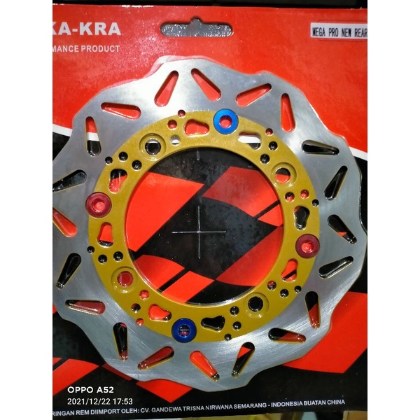 Piring piringan Cakram Belakang Suprax125/ Vixion New/CB150 old New Megapronew Bunga Aksesoris Anti 