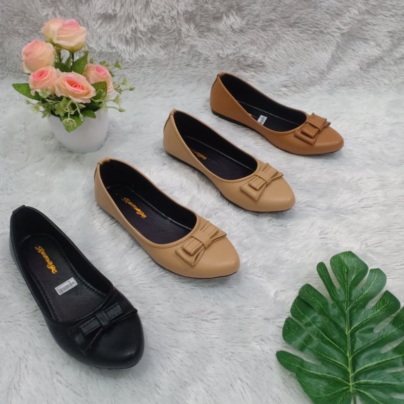 FLAT SHOES SEPATU WANITA SOL KARET H11 SIZE 37 / 44