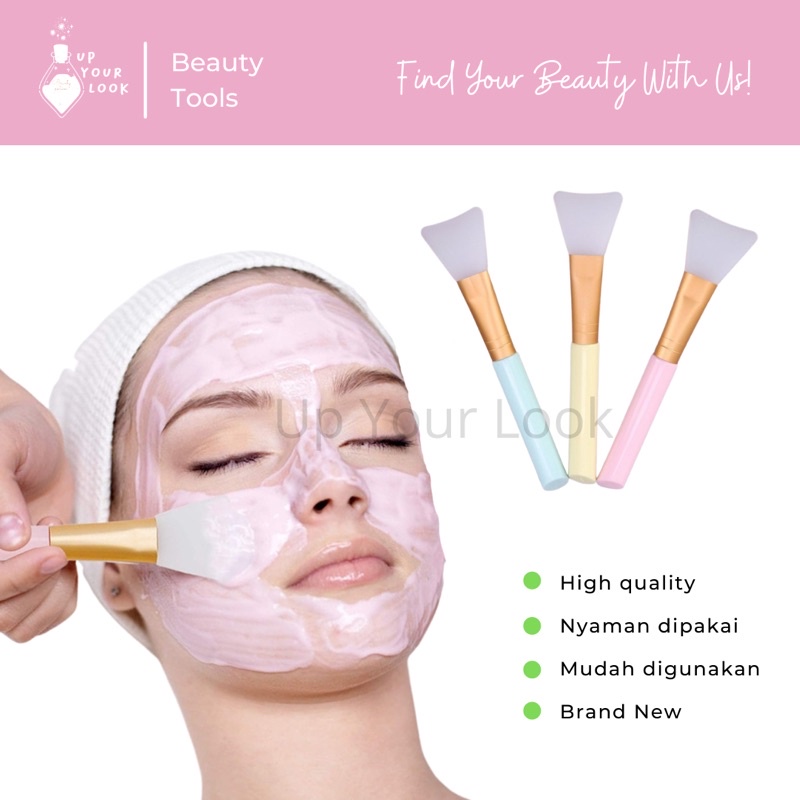 Kuas silicone masker brush silikon beauty tools alat kecantikan