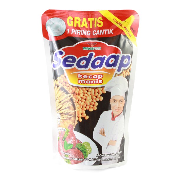 

SEDAAP Kecap Manis 600ml - Kecap Sedap Isi Ulang Kemasan Pouch Plastik