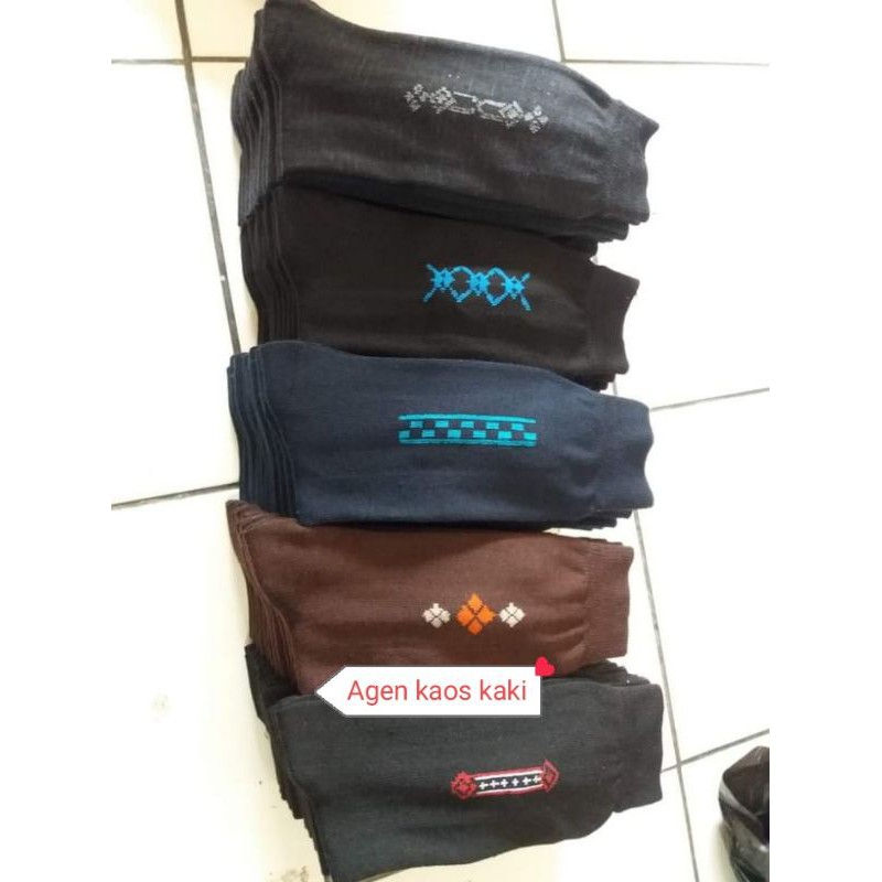 1 lusin kaos kaki kerja kantoran 100% original pria &amp; wanita dewasa