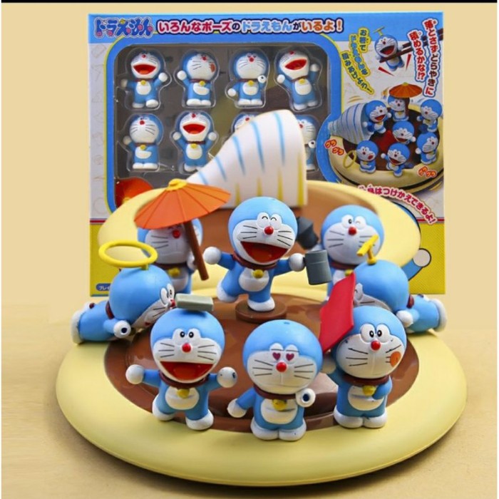 DORAEMON FIGURIN SET TOPPER - FULL SET ISI 8