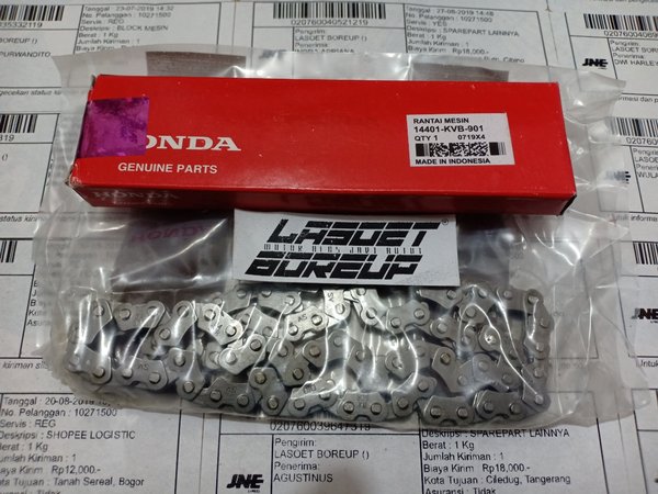 ASLI RANTE KETENG  RANTAI KAMPRAT  TIMING KVB  HONDA BEAT VARIO SCOOPY SPACY  SONIC 125 CS1 SONIC