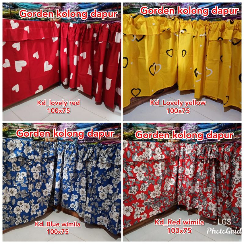 Gorden kolong dapur !! Gorden murah horden murah