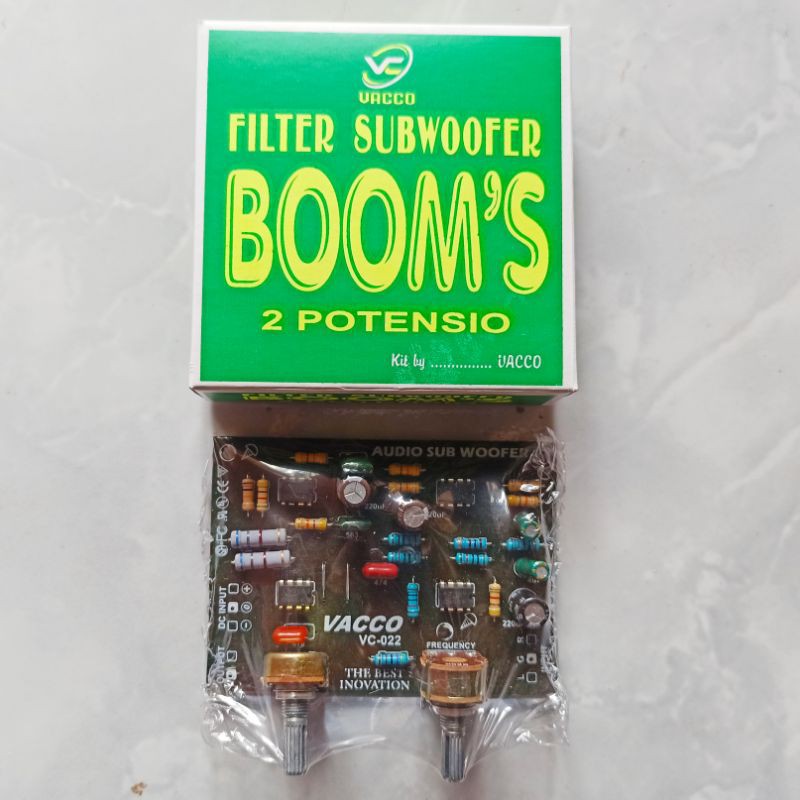 Filter Subwoofer BOOMS 2 Potensio

