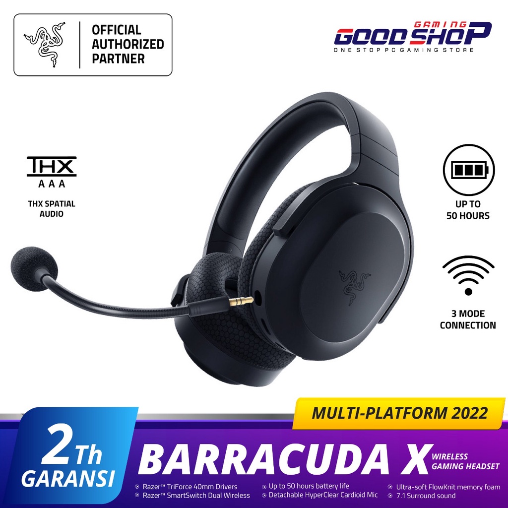 Razer Barracuda X Multi-platform 2022 Wireless - Gaming Headset