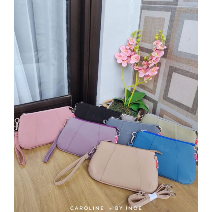 CAROLINE BAG BY INOE BAHAN CHOCOLY ANTI AIR WATERPROOF ORIGINAL GABIA INOE