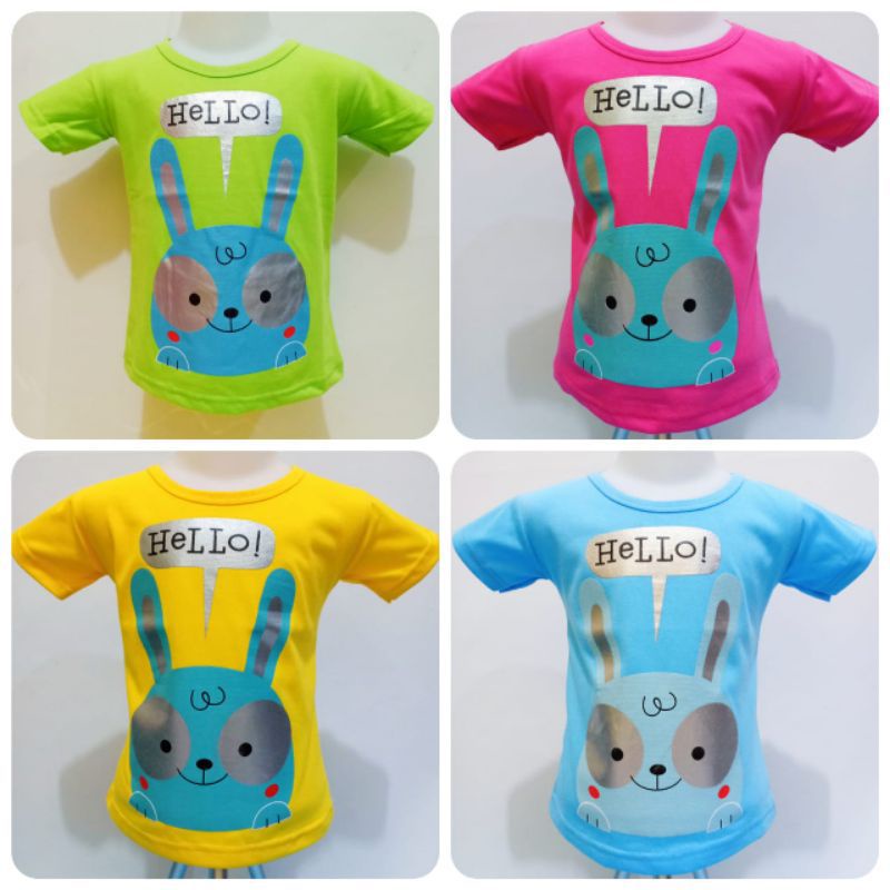 atasan/kaos anak-anak perempuan 2-9thn