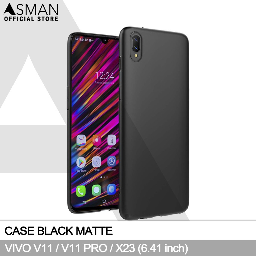 Ultraslim VIVO V11 / V11 Pro / X23 (6.41&quot;) | Soft Case Black Matte - Hitam