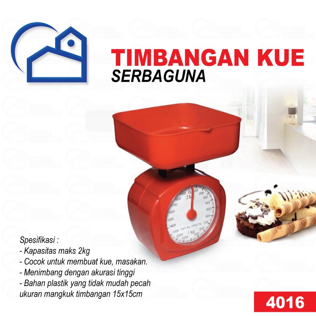 Timbangan kue serbaguna analog / manual Kapasitas 2Kg GSF 4016