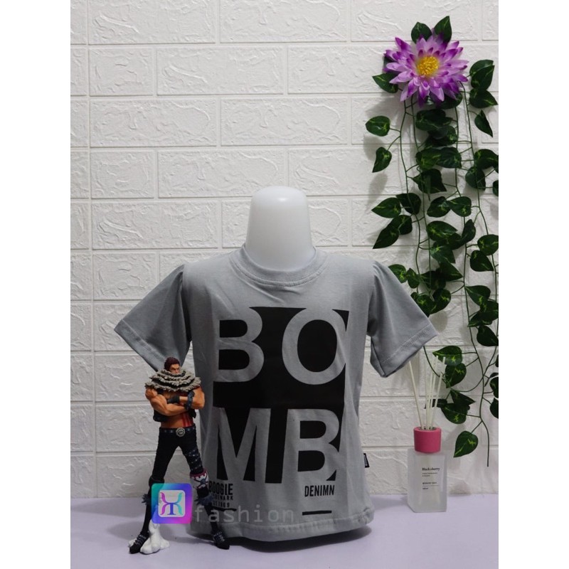 kaos anak kodel bombboogie sablonya bikin keren