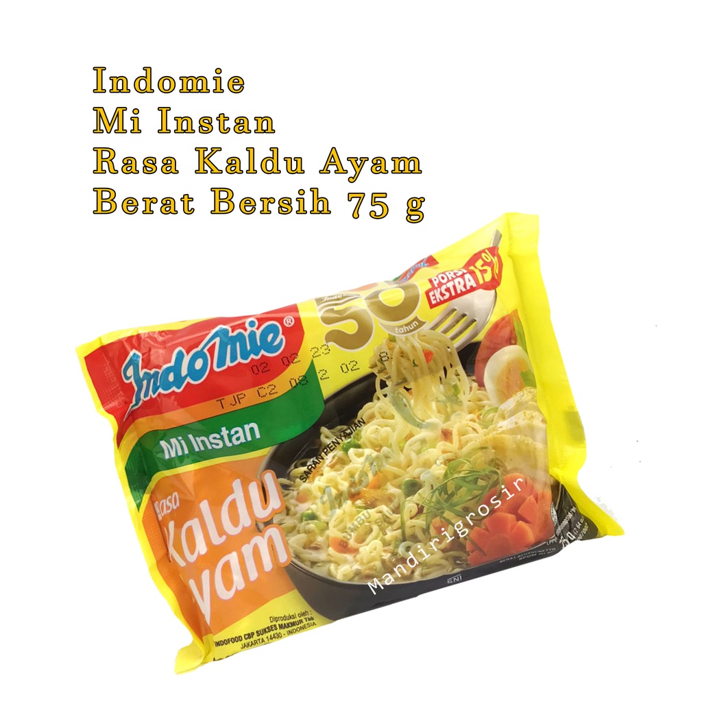 Mie instan * Indomie * kaldu ayam