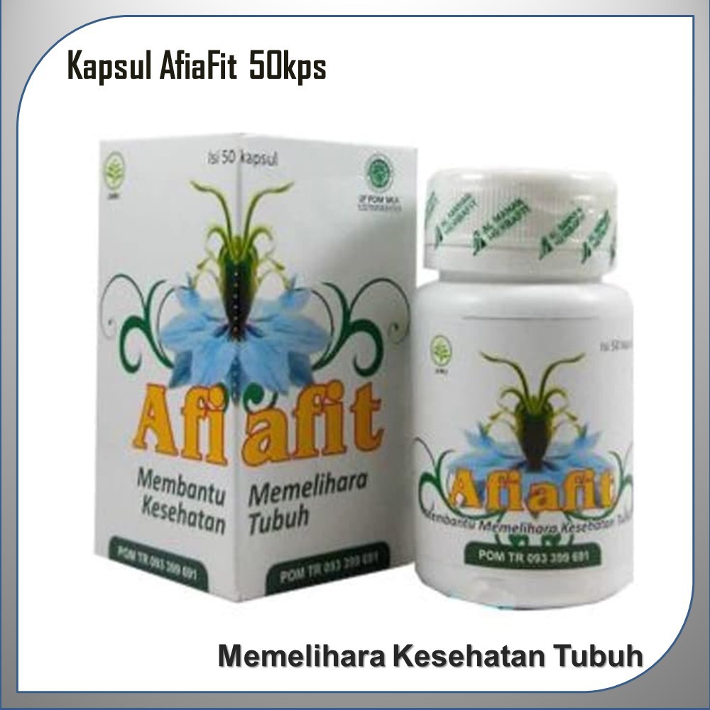 ORIGINAL Herbal Afiafit Obat Kanker Herbal 50 Kapsul Atasi Kanker Rahim & Payudara