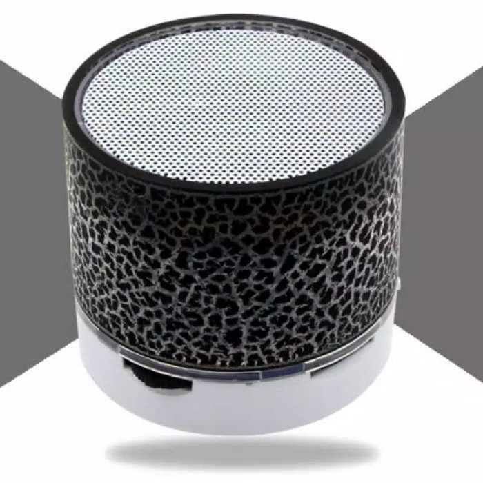 Speaker Mini Bluetooth Portabel Retak Lampu Led Music