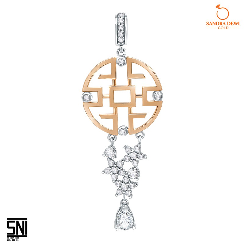 Liontin Emas Four Blessings Sandra Dewi Gold 3LZ0844