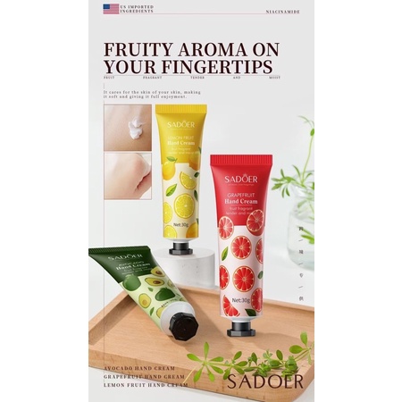 SADOER FRUIT HAND CREAM