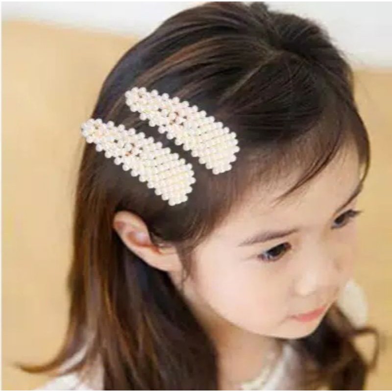 Jepit Rambut Mutiara Hairclip Mutiara Set Jepitan Wanita Gaya Korea Style Pearl Jepit Rambut Korea