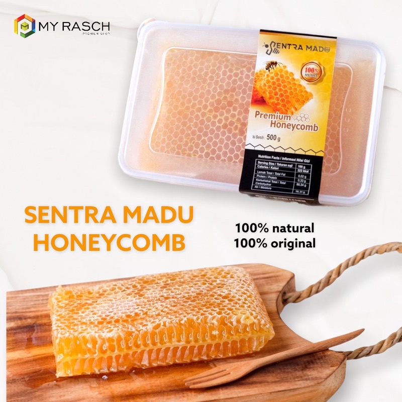 Jual Sentra Madu Sarang Madu Murni Asli Dijamin 100 250gr Honeycomb