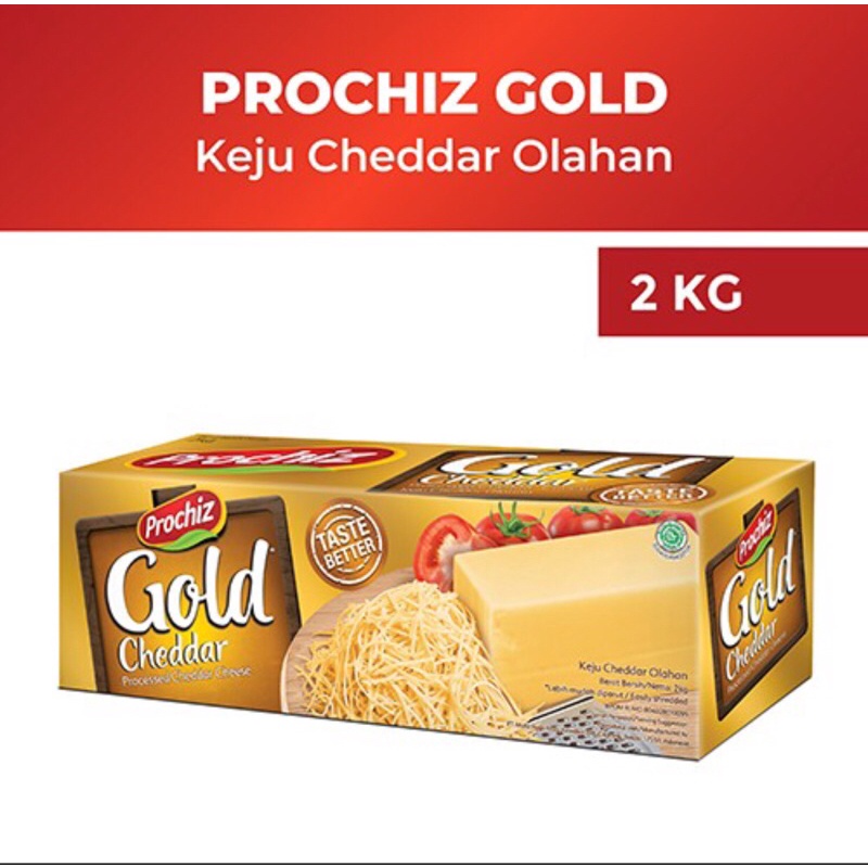 Keju Cheese PROCHIZ Gold 2 Kg Murah