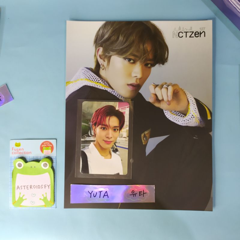 YUTA GROUP GRUP NCT 127 WELCOME KIT WELKIT ACE KIT SET POUCH MASSAGE STAND EMBLEM BADGE ONLY SEALED 