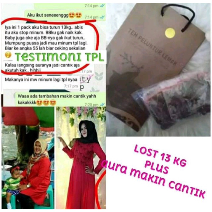 [BISA COD] TPL Teh Peluntur Lemak Aleya Teh Diet &amp; Detox Pelangsing Herbal Sliming Tea Pembakar Lemak Susut Tea