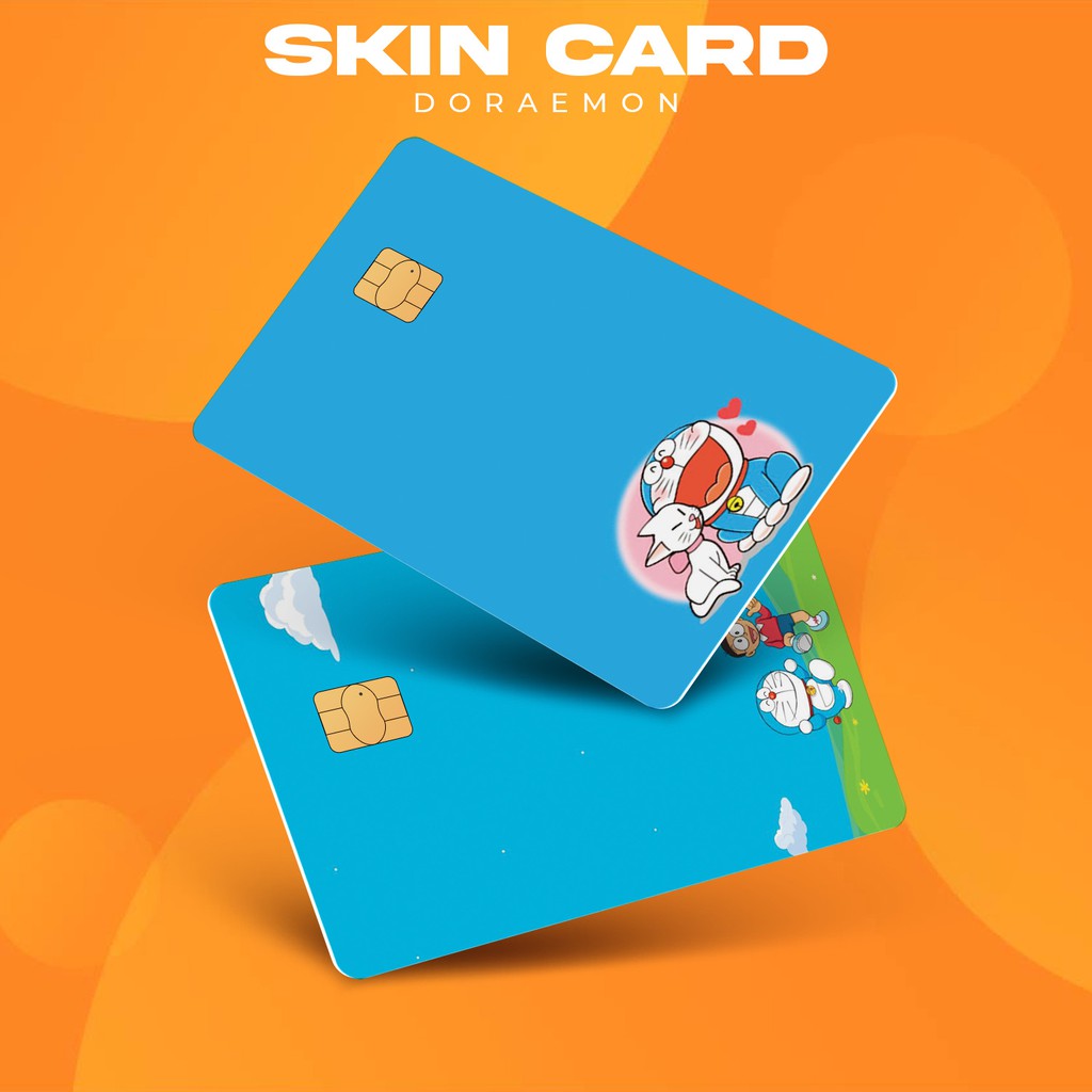 [BM Skin Card] Doraemon ||  Garskin | Cover ATM / E - Money / Flazz - Anti Air