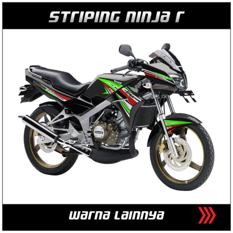 Jual STIKER STRIPING NINJA R/STRIPING VARIASI LIS BODY | Shopee Indonesia