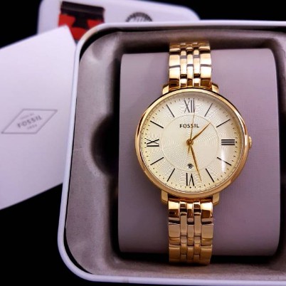 jam tangan wanita fossil jacqueline es3435 original