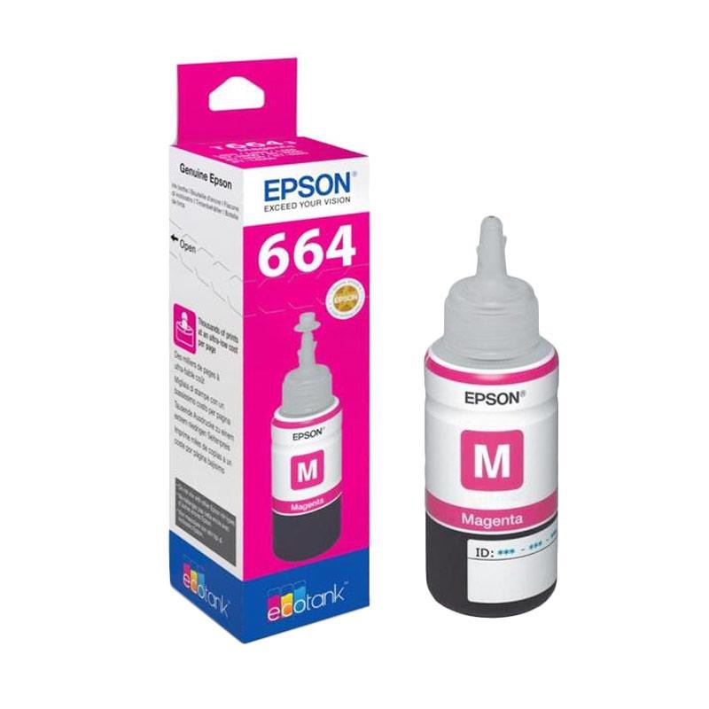 Tinta Printer Original Epson T6643 Magenta