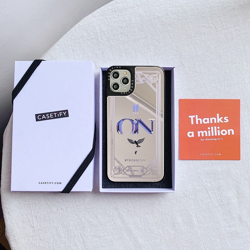 BTS Casetify Mirror Case (iPhone 12/12Pro/12Pro Max/7/8/7+/8+/X/XS/XS Max/11/11 Pro/11 Pro Max)