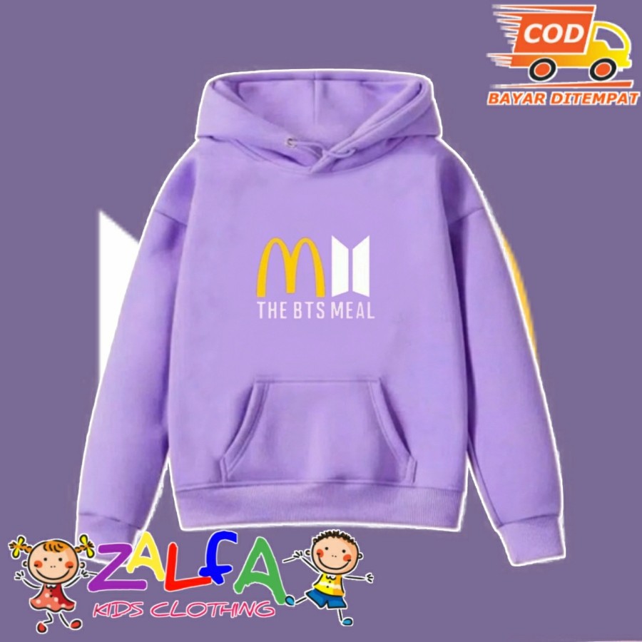 [BEST SELLER] JAKET SWEATER HOODIE ANAK THE BTS MEAL BTS x MCD BTS KPOP ARMY
