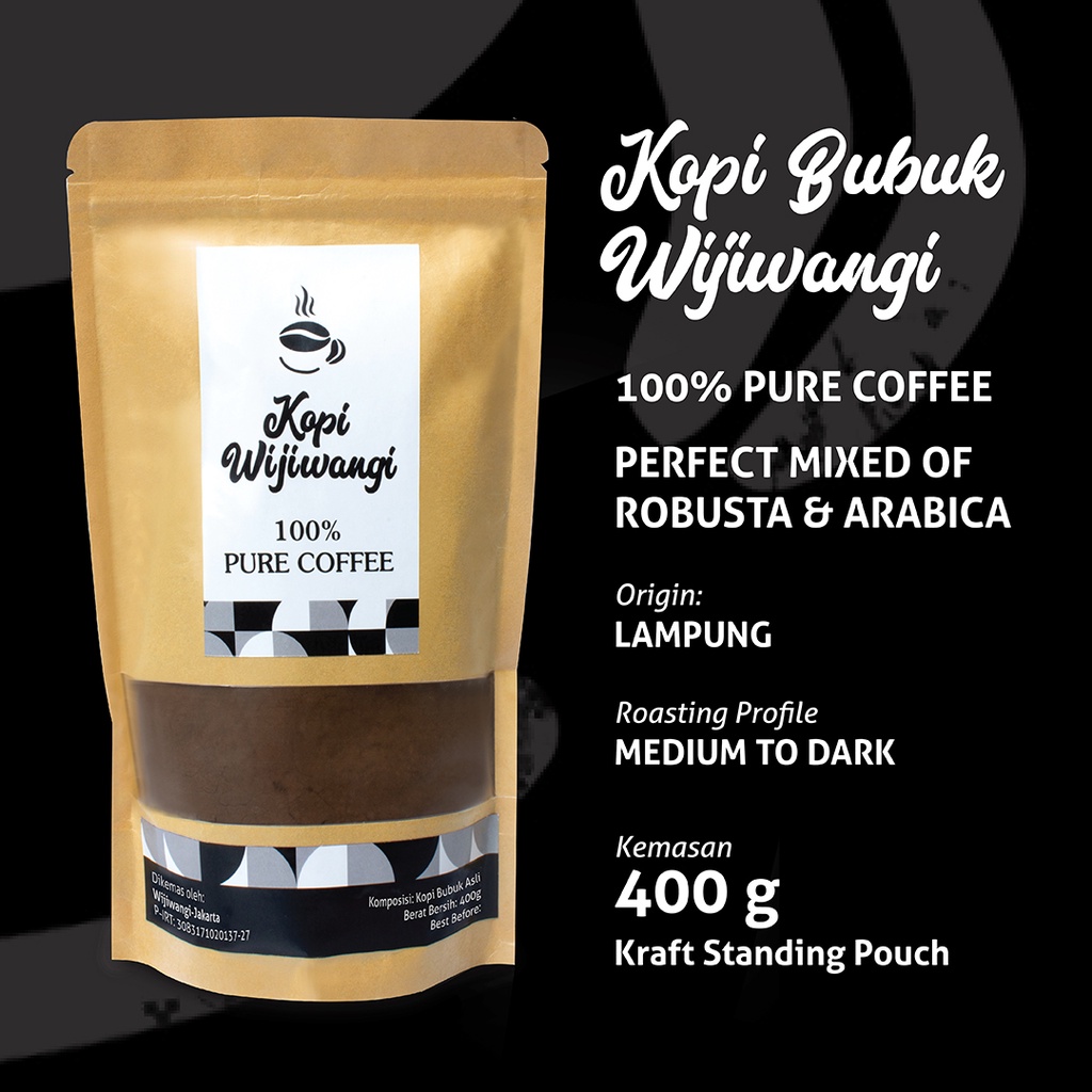 

KOPI BUBUK HOUSE BLEND - 400GRAM
