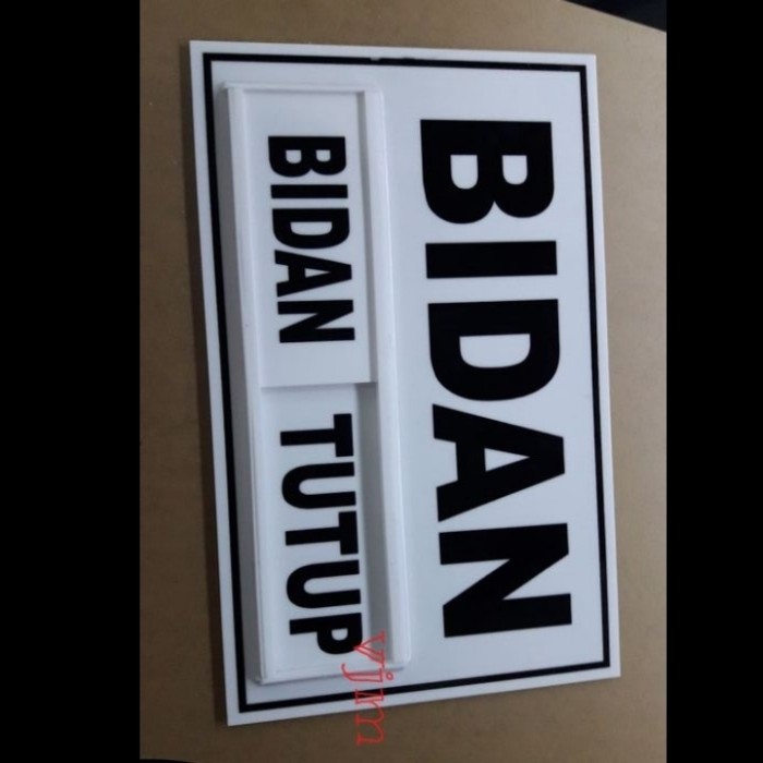 

Papan nama Dokter/Bidan acrylik timbul Keren