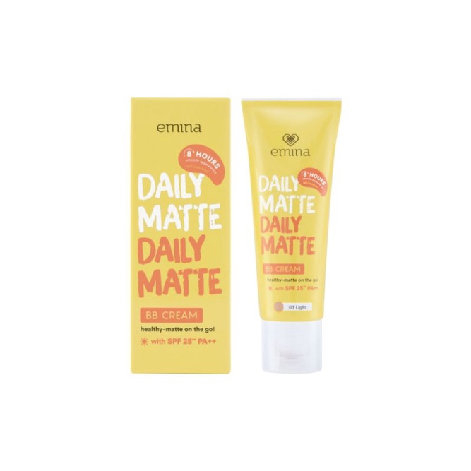 Emina Daily Matte BB Cream 16gr~BB Cream Emina Alas Bedak