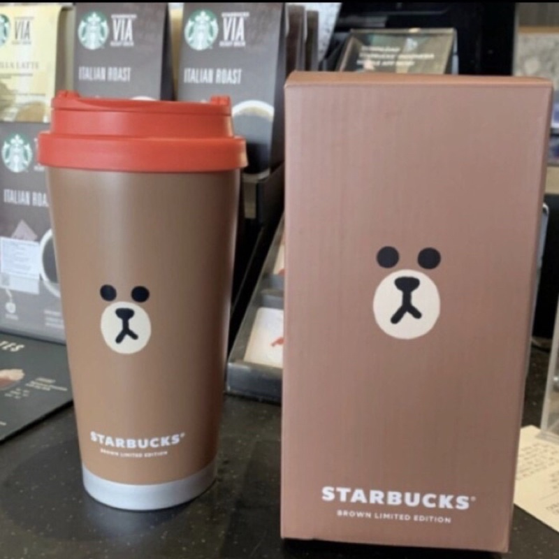 Starbucks X Line Friends Official Limited Edition Tumbler (Brown)