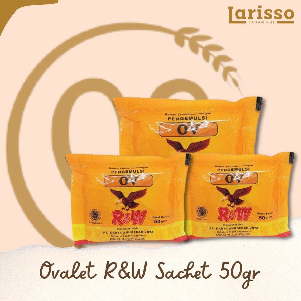 

OVALET PENGEMULSI R&W SACHET 50GR