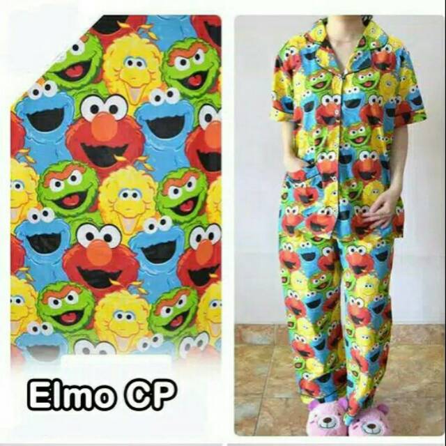 PAJAMAS CP ELMO LD 104 CM