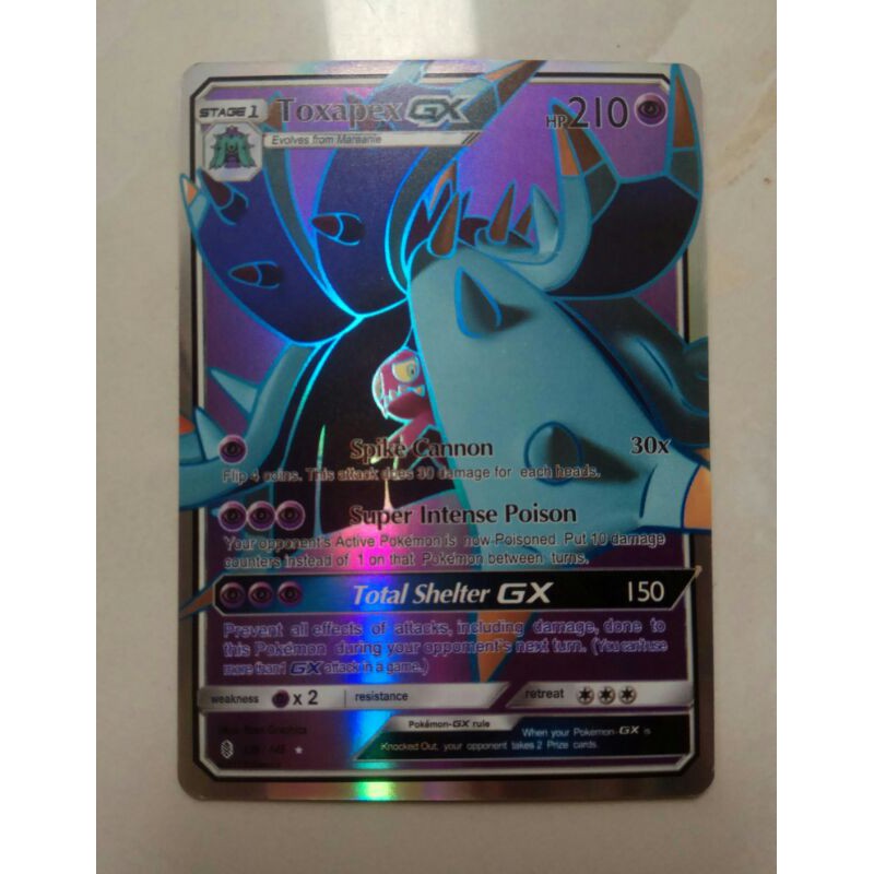Kartu Pokemon Toxapex GX