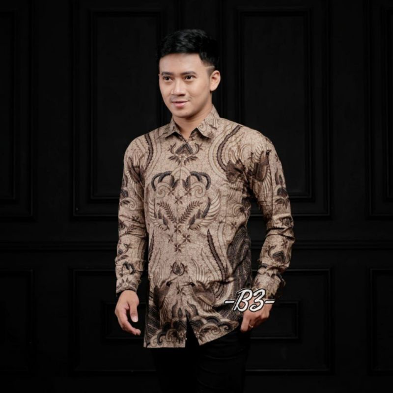 New Kemeja Batik jomboo exclusive original butik Atasan Batik Seragam M L XL XXL -10XL