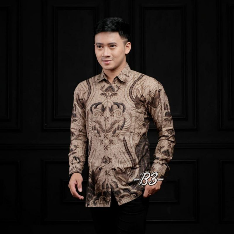 batik lengan panjang.. Guz Azmi Syubanul Muslimin Fashion Muslim Pria Hadroh Model Terbaru Masakini