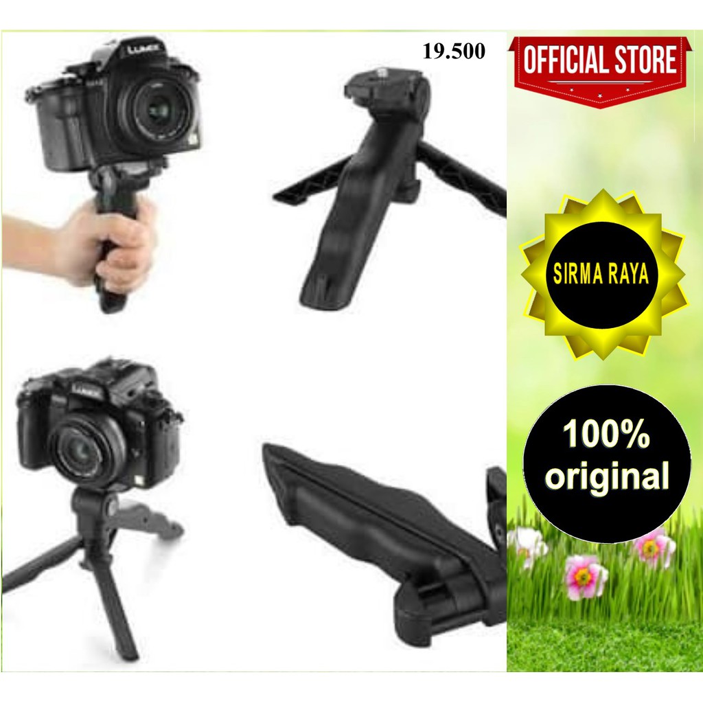 Tripod Tangan Mini Tripod DSLR Hand Tripod Camera + Holder Hp Holder U