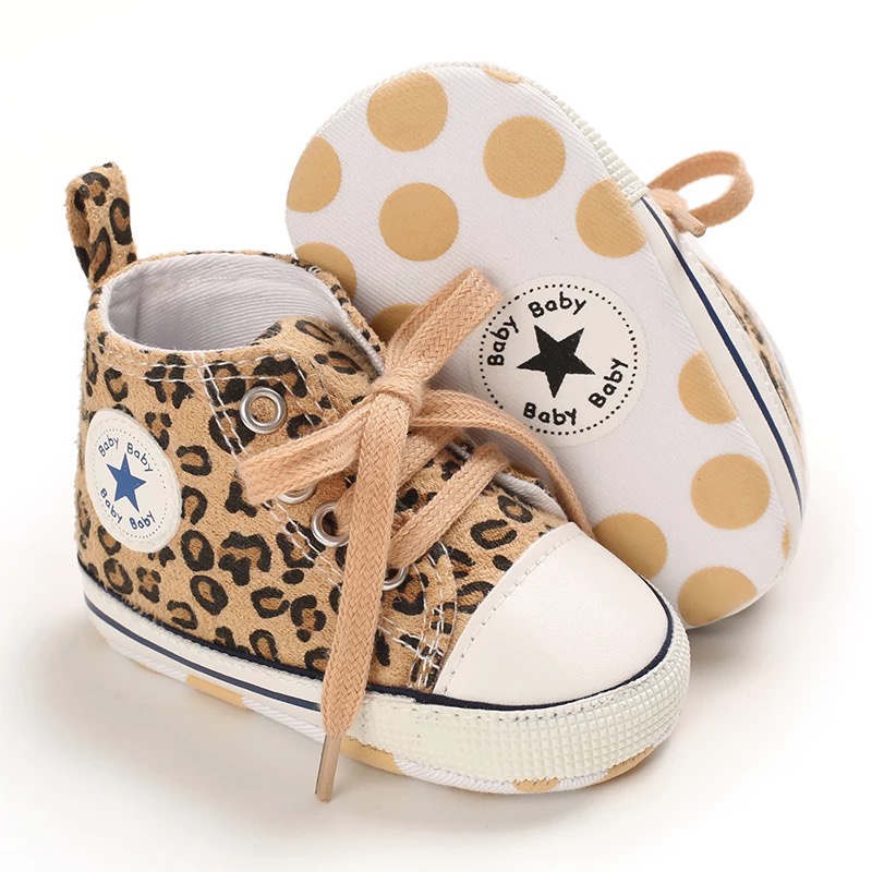 Sepatu Bayi Perempuan Laki Laki Import Premium Sepatu Baby Fashion Motif Converse Sepatu Prewalker Anak Bayi Kualitas Premium Import Usia 0 - 18 Bulan